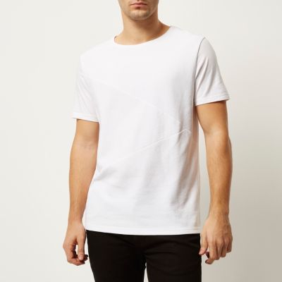 White ribbed t-shirt